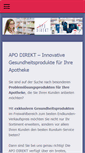 Mobile Screenshot of apo-direkt.de